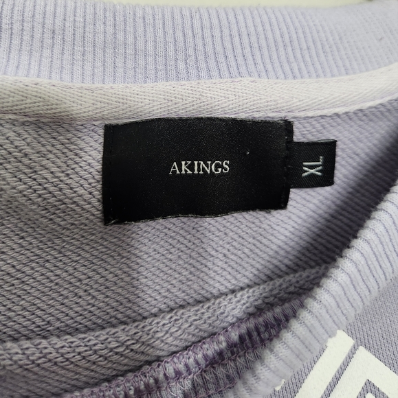 AKINGS 1984 All Over Logo Graphic Crewneck Sweatshirt - Picture 4 of 9